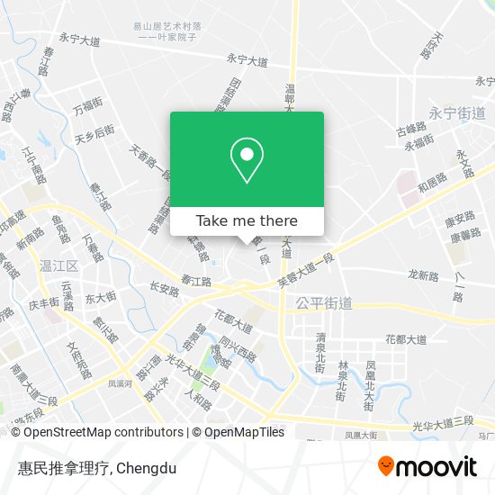 惠民推拿理疗 map