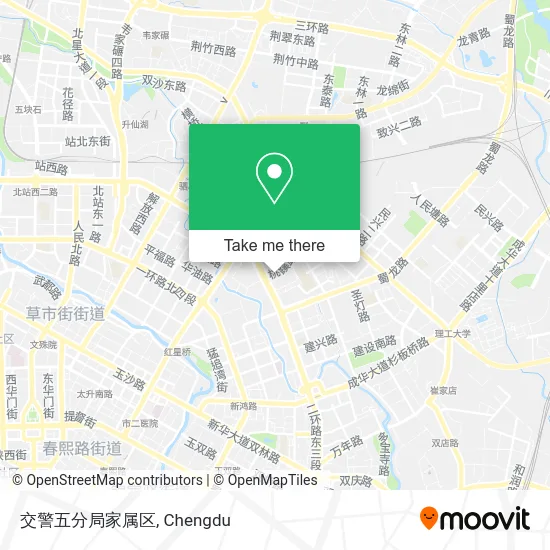 交警五分局家属区 map
