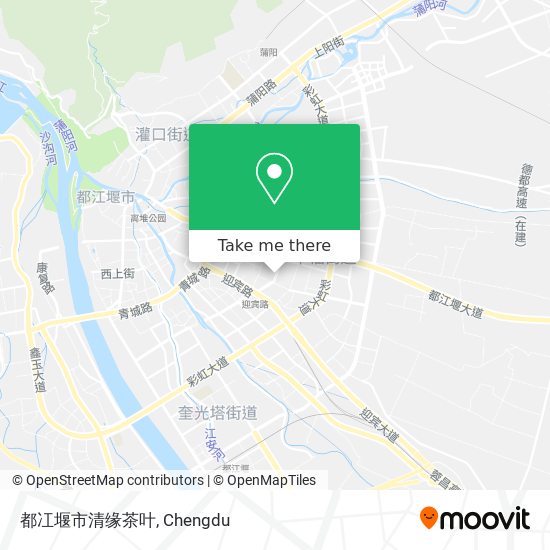都冮堰市清缘茶叶 map