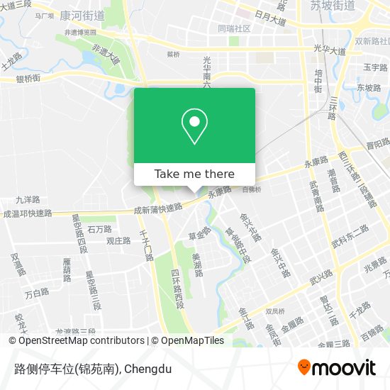 路侧停车位(锦苑南) map