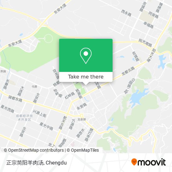 正宗简阳羊肉汤 map
