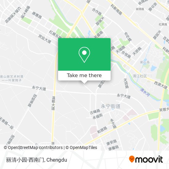 丽清小园-西南门 map