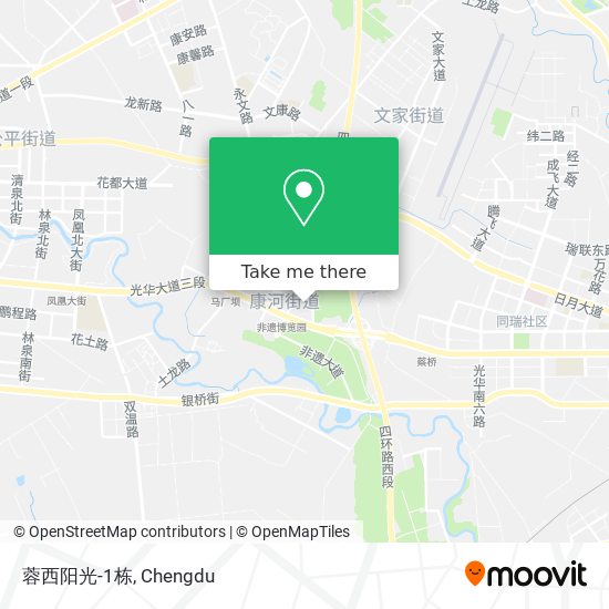 蓉西阳光-1栋 map