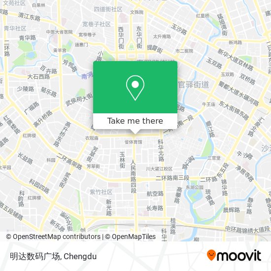 明达数码广场 map