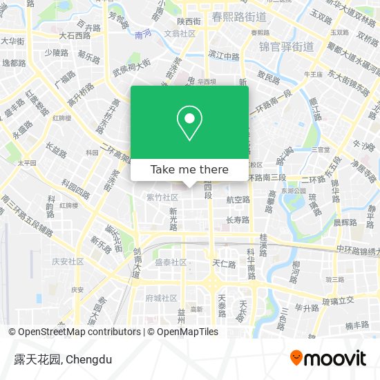 露天花园 map