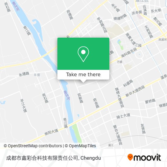 成都市鑫彩合科技有限责任公司 map