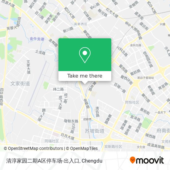 清淳家园二期A区停车场-出入口 map