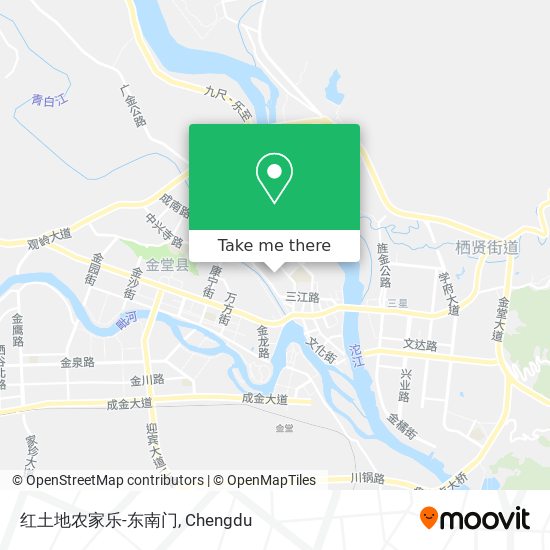 红土地农家乐-东南门 map