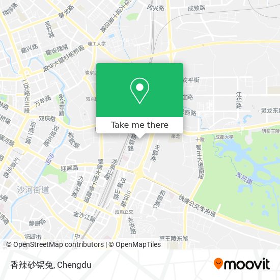 香辣砂锅兔 map