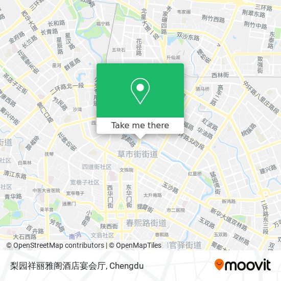 梨园祥丽雅阁酒店宴会厅 map