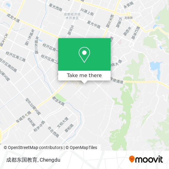 成都东国教育 map