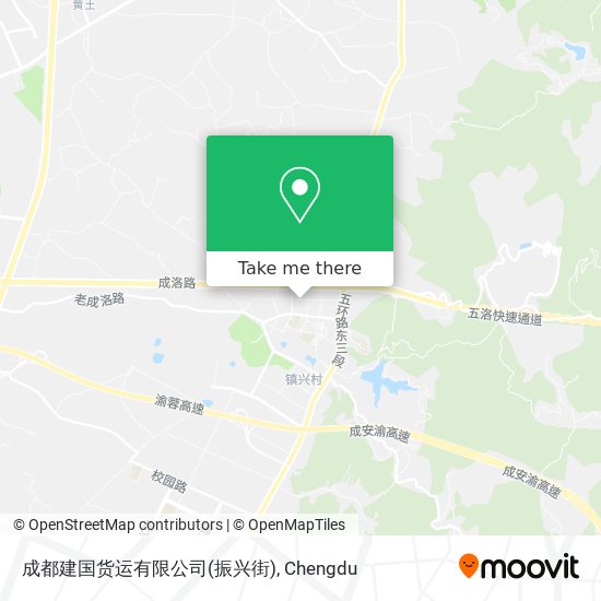 成都建国货运有限公司(振兴街) map