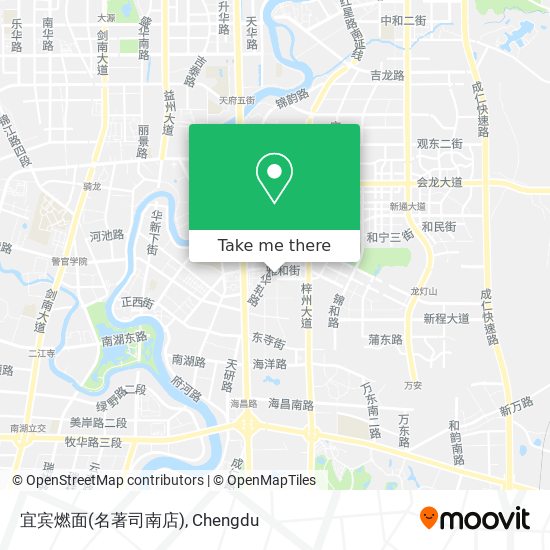宜宾燃面(名著司南店) map