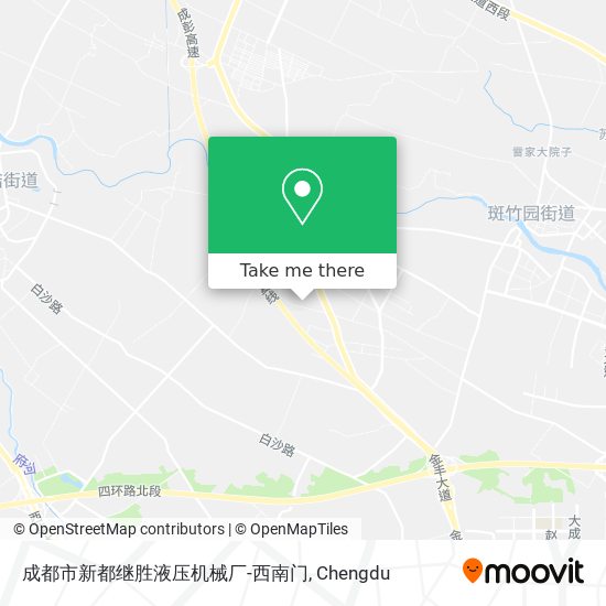 成都市新都继胜液压机械厂-西南门 map