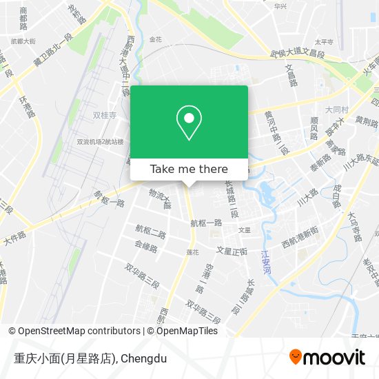 重庆小面(月星路店) map