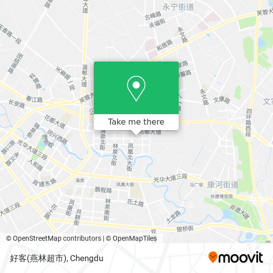 好客(燕林超市) map