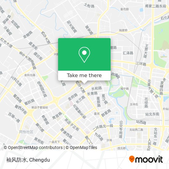 袖风防水 map