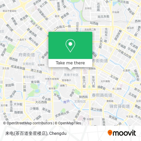 来电(茶百道奎星楼店) map