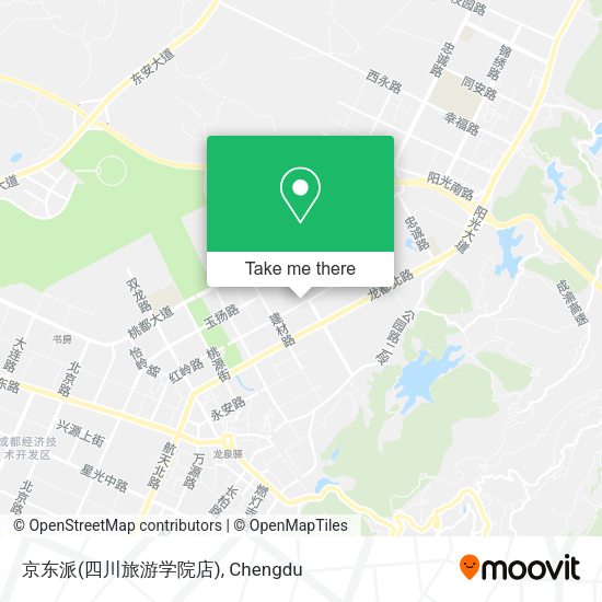 京东派(四川旅游学院店) map