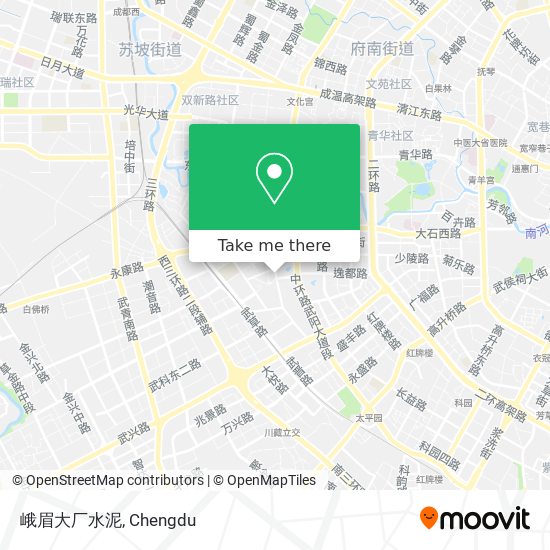峨眉大厂水泥 map