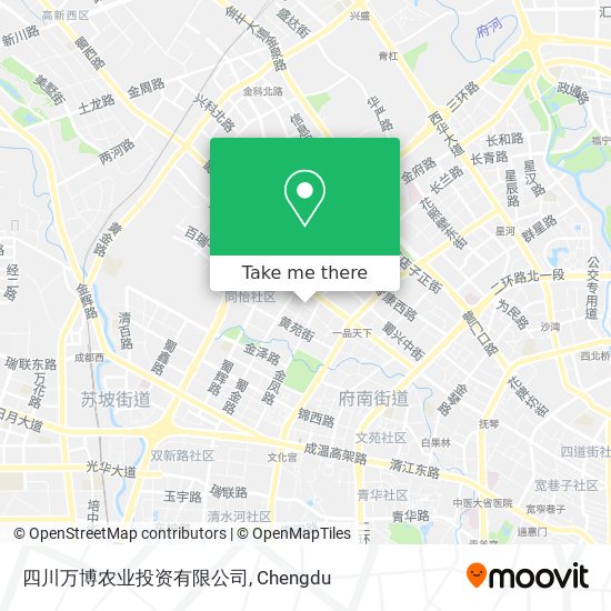 四川万博农业投资有限公司 map