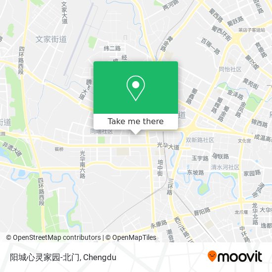 阳城心灵家园-北门 map