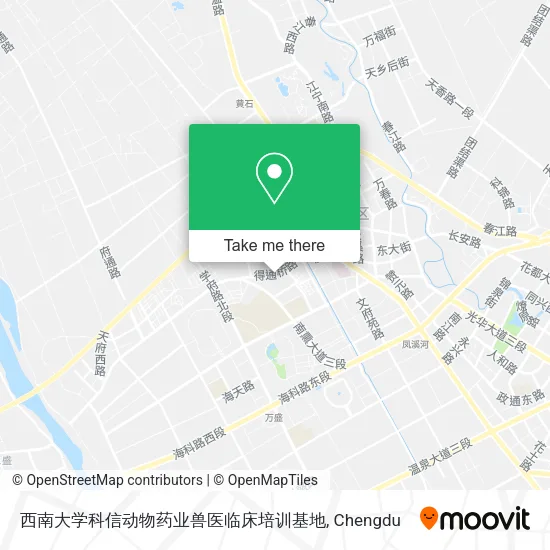 西南大学科信动物药业兽医临床培训基地 map