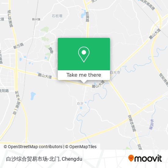 白沙综合贸易市场-北门 map