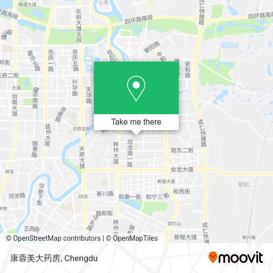 康蓉美大药房 map