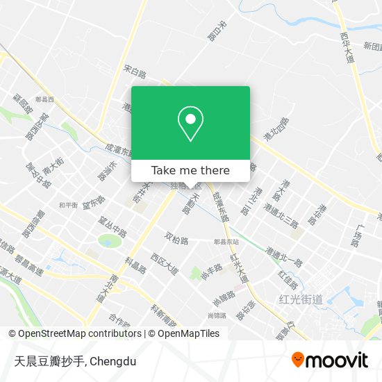 天晨豆瓣抄手 map