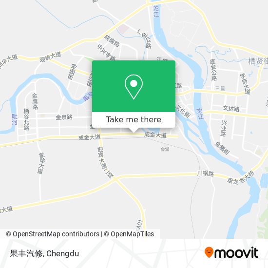 果丰汽修 map