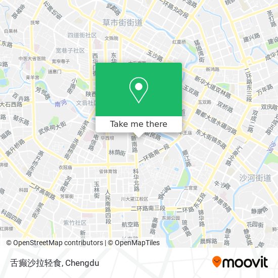 舌癫沙拉轻食 map