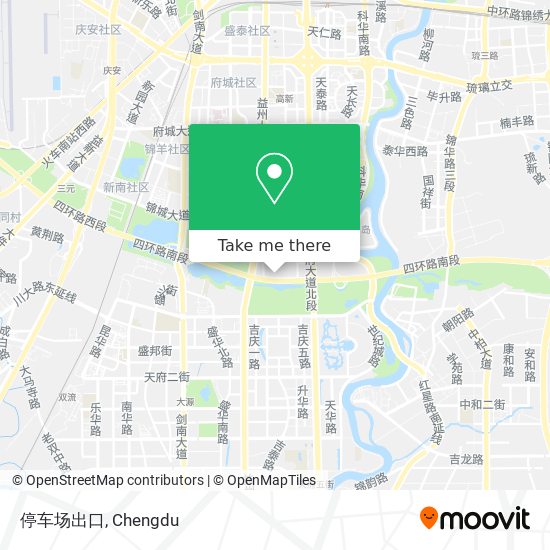 停车场出口 map