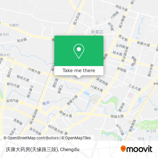 庆康大药房(天缘路三段) map