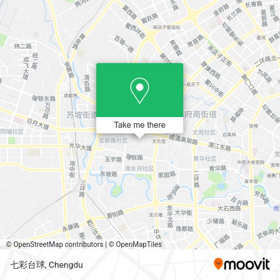 七彩台球 map