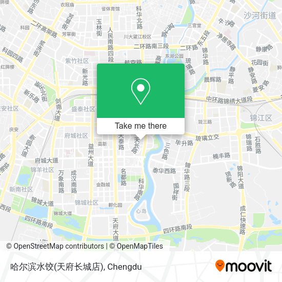 哈尔滨水饺(天府长城店) map