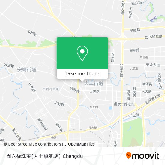 周六福珠宝(大丰旗舰店) map