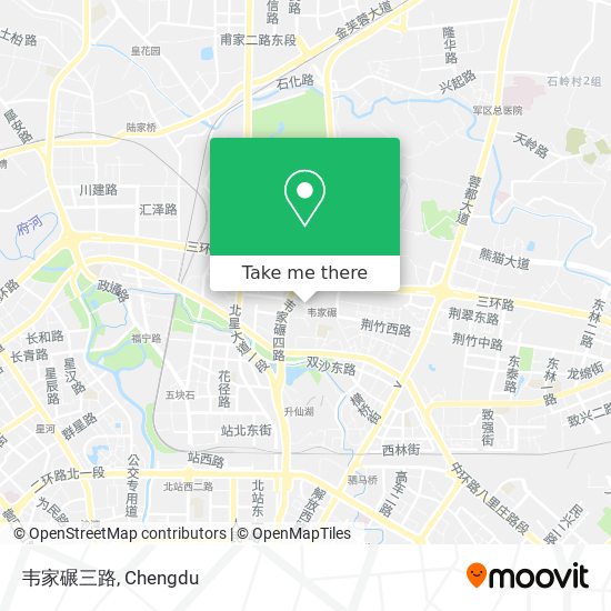 韦家碾三路 map