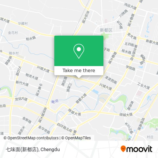 七味面(新都店) map
