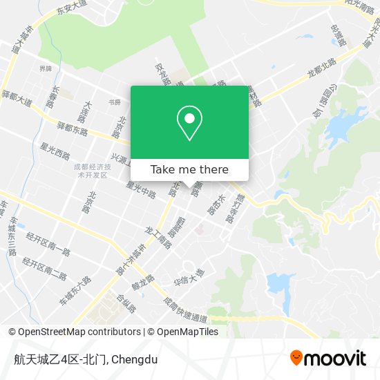 航天城乙4区-北门 map