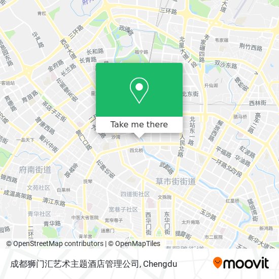 成都狮门汇艺术主题酒店管理公司 map