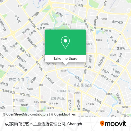 成都狮门汇艺术主题酒店管理公司 map