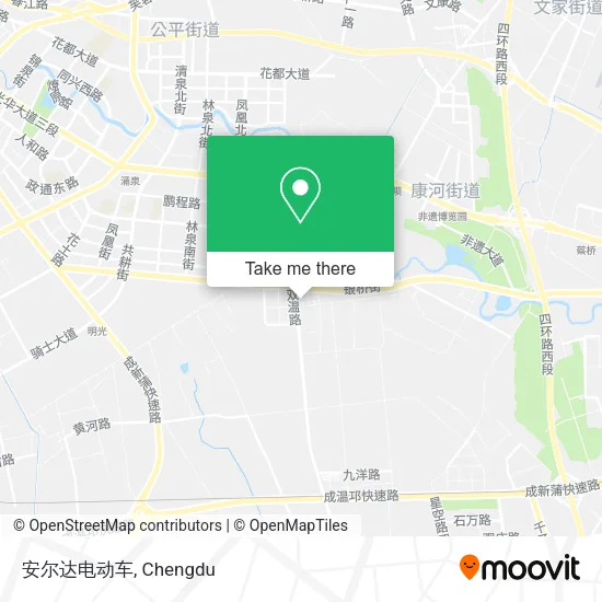 安尔达电动车 map