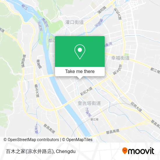 百木之家(凉水井路店) map