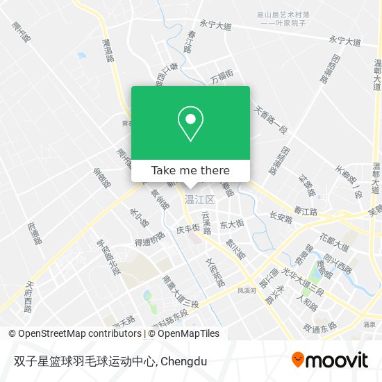 双子星篮球羽毛球运动中心 map
