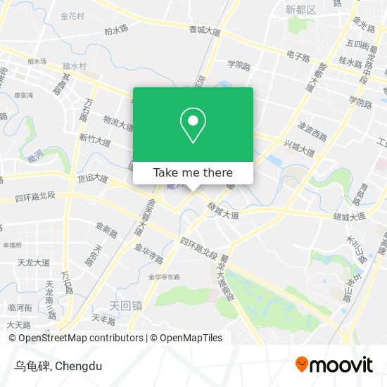 乌龟碑 map