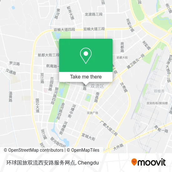 环球国旅双流西安路服务网点 map