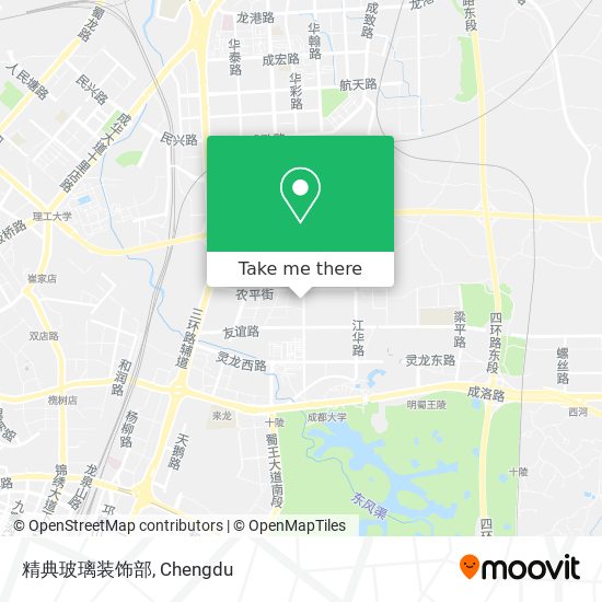 精典玻璃装饰部 map