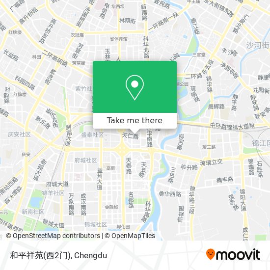 和平祥苑(西2门) map