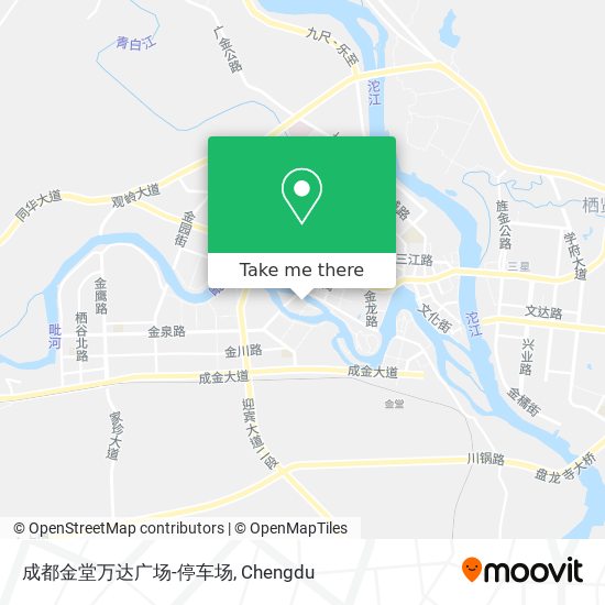 成都金堂万达广场-停车场 map
